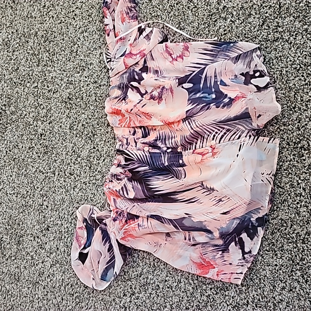 Guess Pink Floral Blouse
